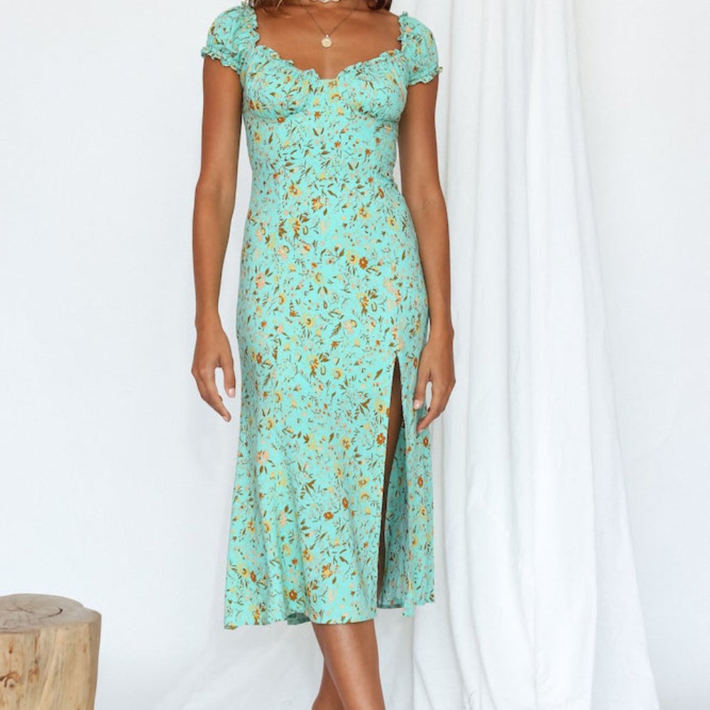 Fortunate One Your Last Chance Midi Dress